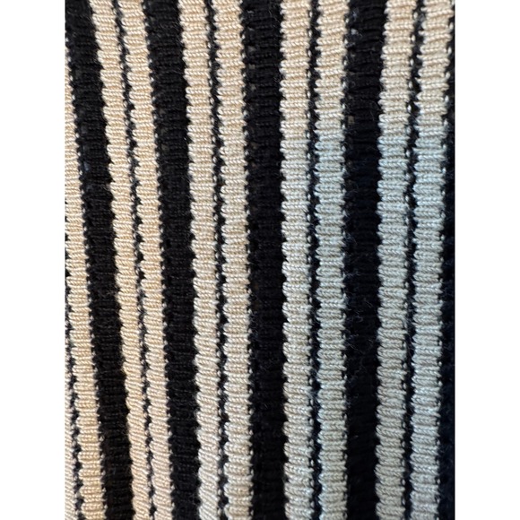 Striped Knit Midi‎ Dress Sz M - Picture 2 of 7